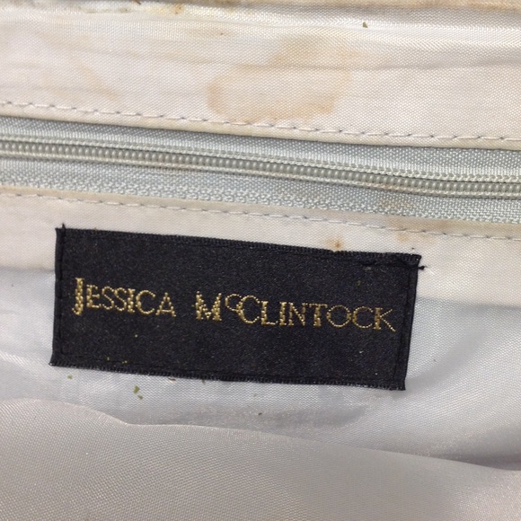 Jessica McClintock silver clutch - Picture 2 of 2